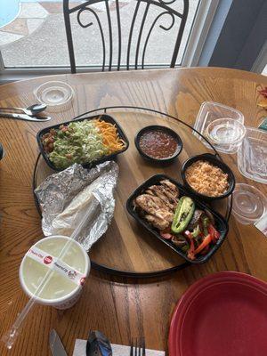 Fajitas for two