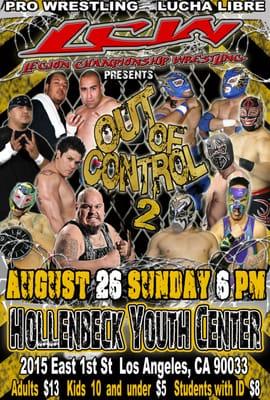 LCW is BACK!! AUGUST 26 @6PM