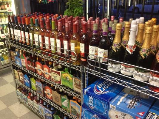 Some more of our wine and champagne selections.