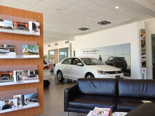 New car showroom