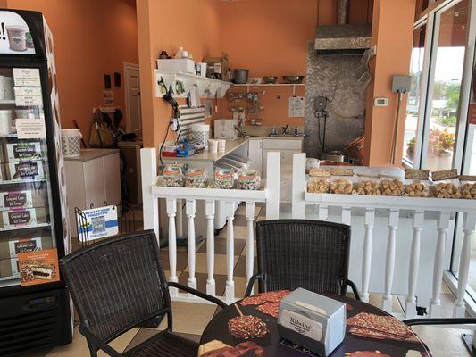 One of inside tables