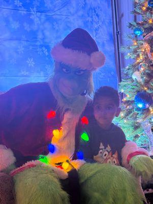 Prince loves the Grinch wouldn't leave him alone