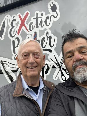 First haircut in new shop