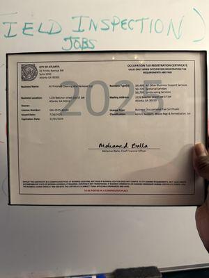 All Finished Cleaning and Removal