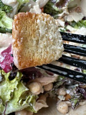 Not herbed croutons