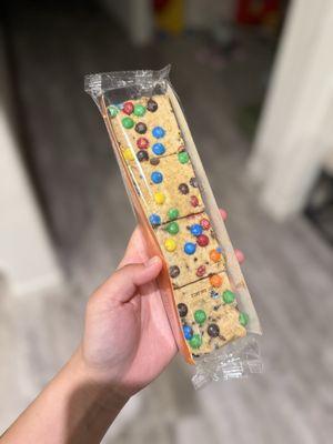 M&M Cookie Dough Brownies
