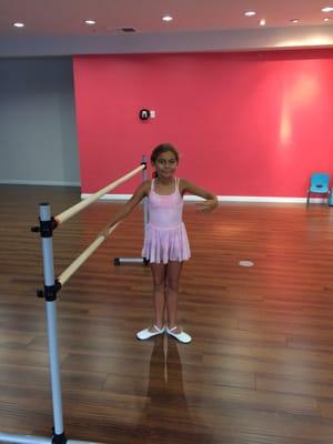 Ballet class is fun!