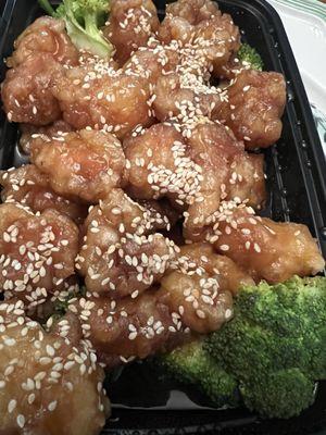 Sesame Chicken with Broccoli