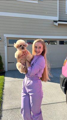 Girl & Doggies
