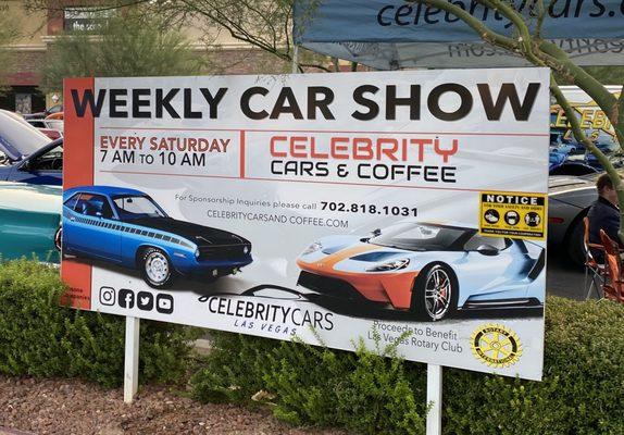 Celebrity Cars and Coffee