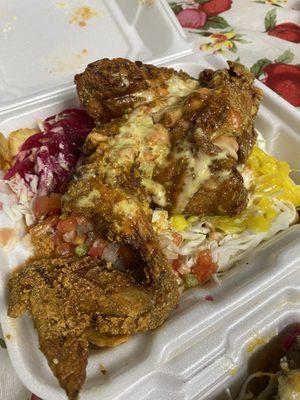 Pollo con Tajadas (pechuga)