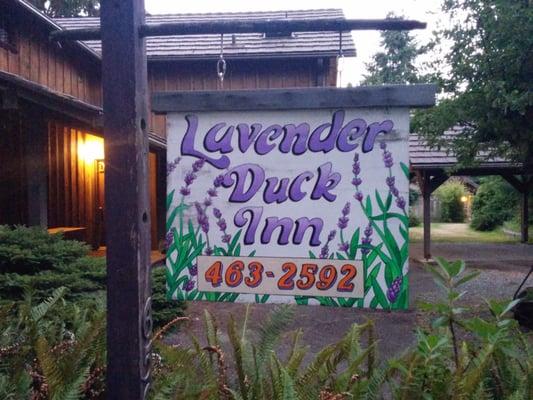 Sign at the front of the actual location. The website shows the old location that is now a private residence now.