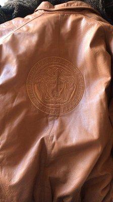 $5 bomber jacket! With the big Versace Medusa