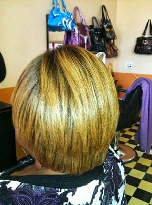 Back view of my flat iron