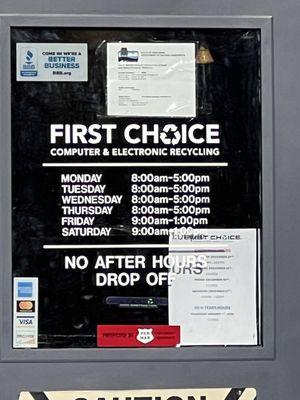 First Choice Computer Recycling
