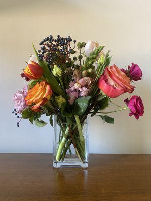 Product of floral arranging class