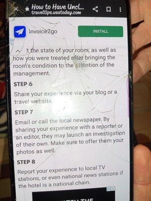 These are the steps that starting Monday morning will be taken towards this place not only to keep other people from wasting their money but