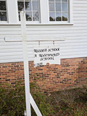 Russell Rosenwald School, Hillsborough