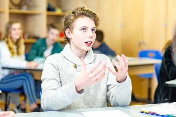 Upper school students