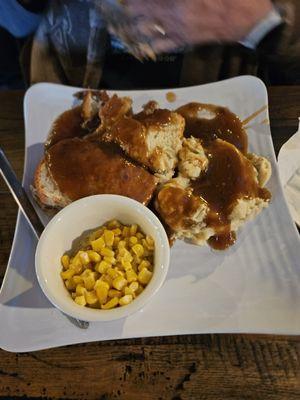 Hot beef special of the day.