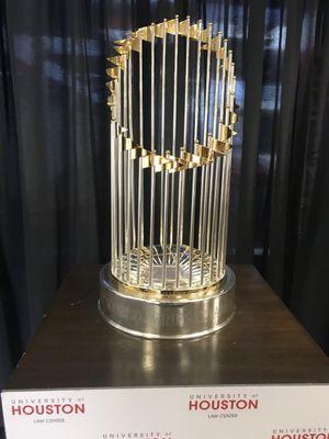 World Series trophy is here to hang out for a bit