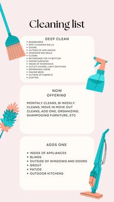 Kim's cleaning services