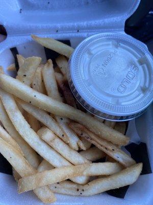 Fries with ranch