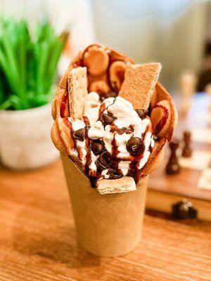S'mores wafflepuff