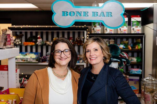 Michelle Zimmerman and owner Anita Freund.