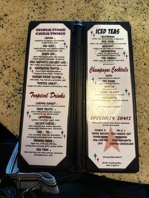 Menu (partial)