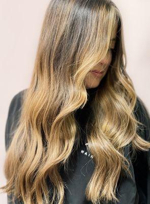 Honey Blonde Full Balayage