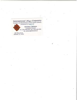 International Design Carpentry