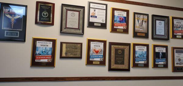 Many awards