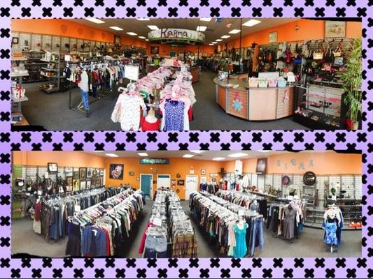 Lots and lots of clothes :)