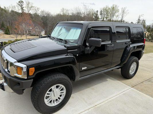 Refinished 2008 H3 Hummer.