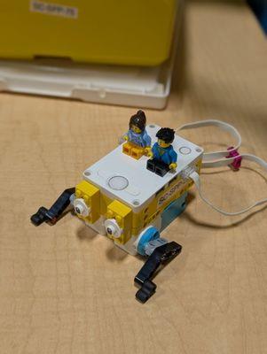 First robot my 8-year old made