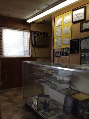 Dining room is small, 2 and a half dining booths take up most of the space.