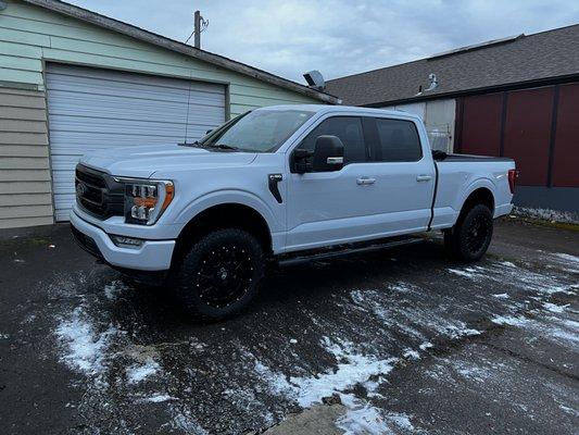 Ford truck ready for work