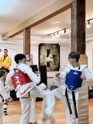 Sparring competition Team!