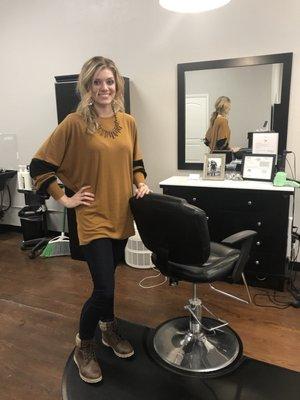 This girl knows hair. Make your next appointment with Kaylynn at A Beautiful Reflections 209-648-9817!