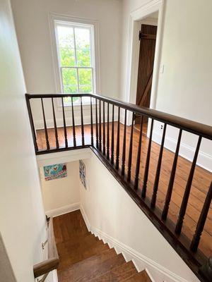 There is an upstairs!