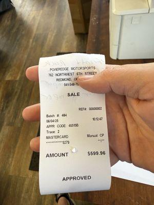 This is what I got for a receipt in my email. No invoice no itemized receipt. They just get your money