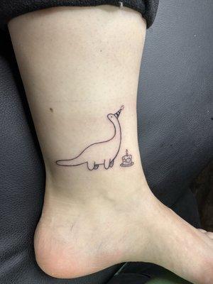 Jimothy the fine line Dino