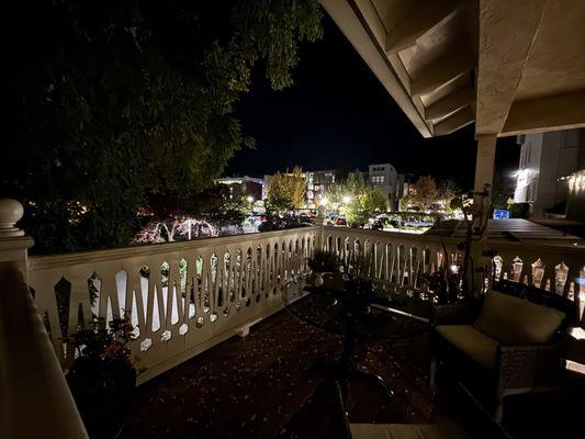 View from The Carriage House Guestroom Balcony