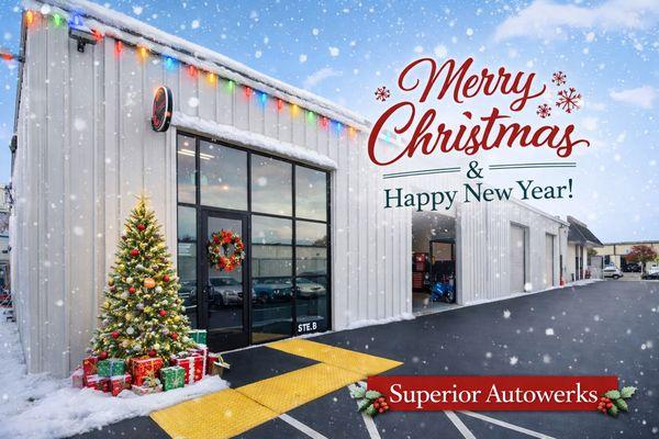 Merry Christmas & Happy New Year from Superior Autowerks. Thank you to our customers for your continued trust.