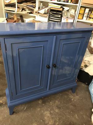 Blue lacquered cabinet