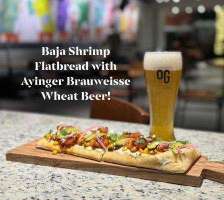 Our Baja Flatbread is a fan favorite for sure! Gluten free? All of our Flatbreads can be made as a salad.