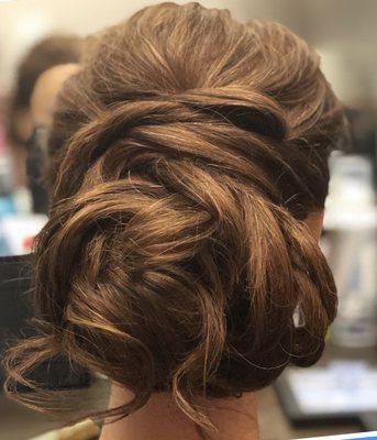 Bridal updo