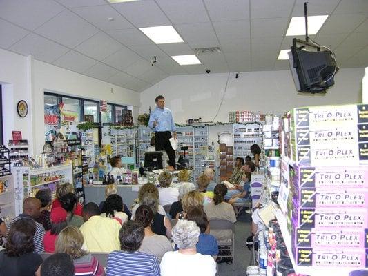 Our Health Seminar 2004, conducted by Garden of Life Nutritionist