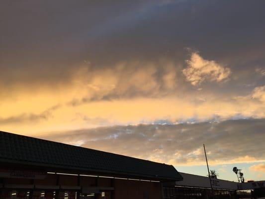 All about that Washington square market sunset.